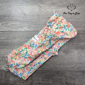 Shareen Collection Strapless Floral Top Size 12